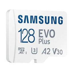 Tarjeta de Memoria Samsung EVO Plus 2023 128GB microSD XC con Adaptador/ Clase 10/ 160MBs