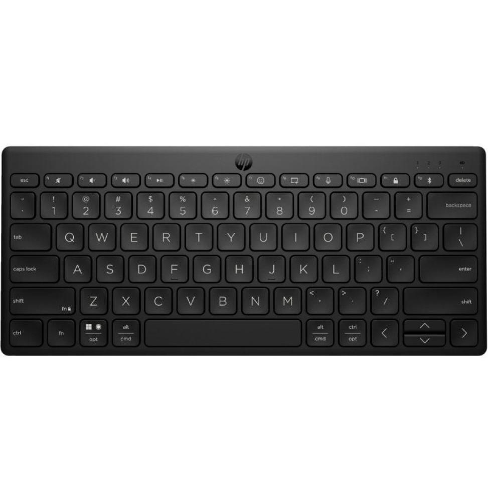 Teclado Compacto Inalámbrico por Bluetooth HP 355 Bluetooth/ Negro