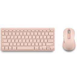 Teclado y Ratón Inalámbricos NGS Fantasy Kit Pink/ Rosa