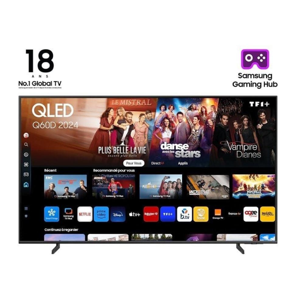 Televisor Samsung QLED Q60D TQ50Q60DAU 50'/ Ultra HD 4K/ Smart TV/ WiFi