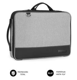 Maletín Subblim Advance Laptop Sleeve para Portátiles hasta 15.6'/ Gris