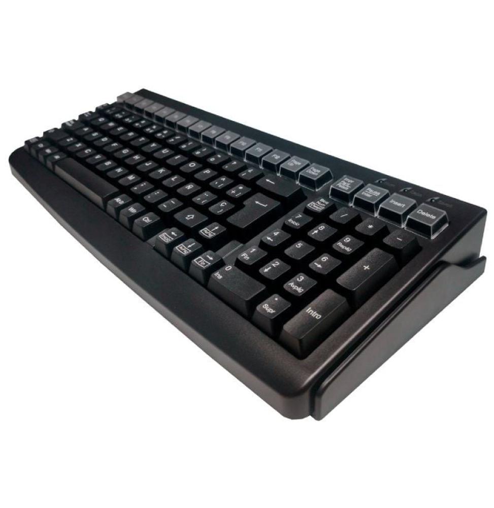 Teclado Pos Reducido Mustek MKB-800M Con Banda Magnética/ Negro