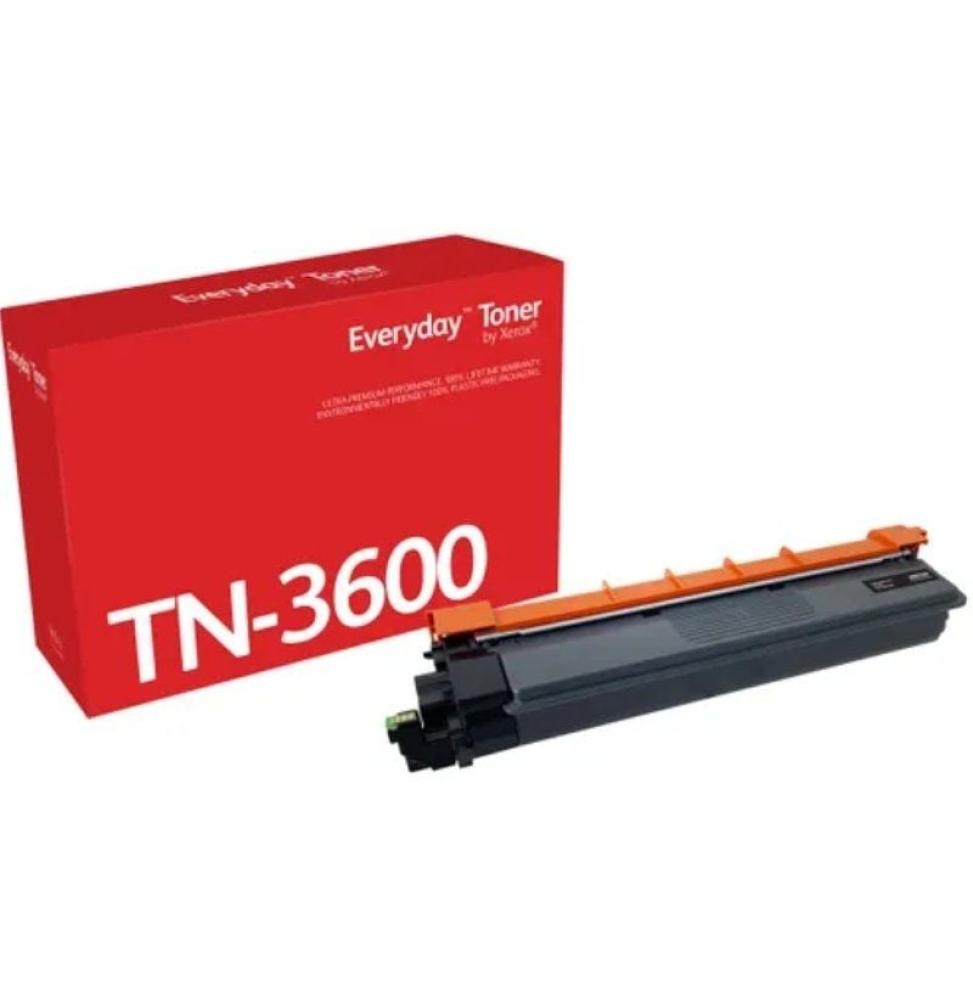 Tóner compatible Xerox 006R04866 compatible con Brother TN3600/ Negro