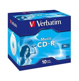 CD-R Verbatim Music 16X/ Caja-10uds