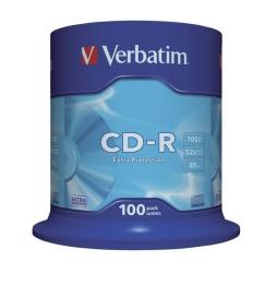 CD-R Verbatim Datalife 52X/ Tarrina-100uds