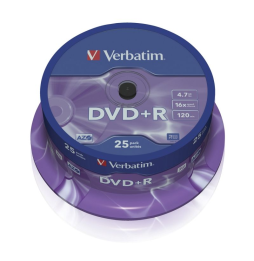 DVD+R Verbatim Advanced AZO 16X/ Tarrina-25uds