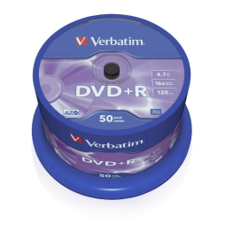 DVD+R Verbatim Advanced AZO 16X/ Tarrina-50uds