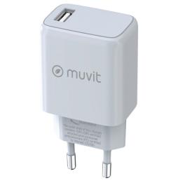 Cargador de Pared Muvit For Change MCACC0002/ 1xUSB/ 15W