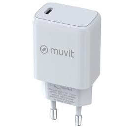 Cargador de Pared Muvit For Change MCACC0014/ 1xUSB Tipo-C/ 30W