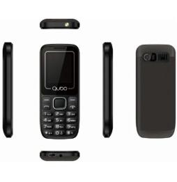 Teléfono Móvil Qubo P-180BK para Personas Mayores/ Negro