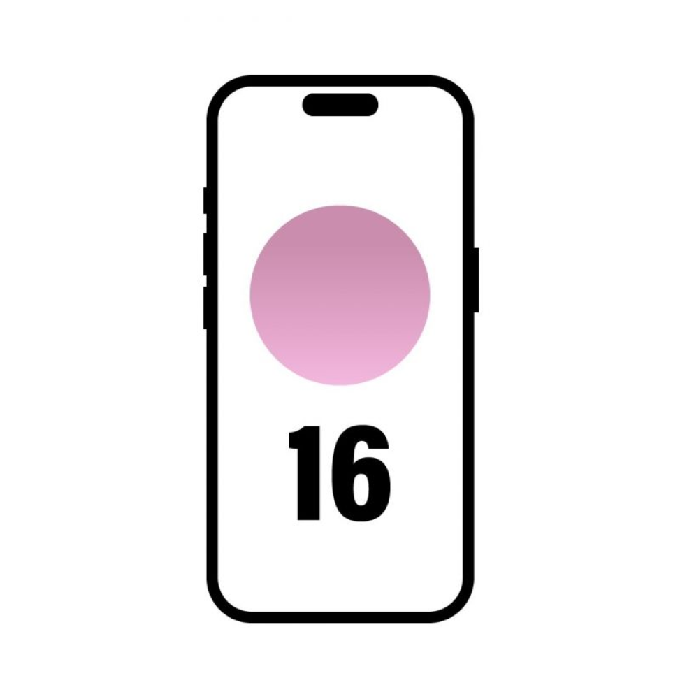 Smartphone Apple iPhone 16 256GB/ 6.1'/ 5G/ Rosa