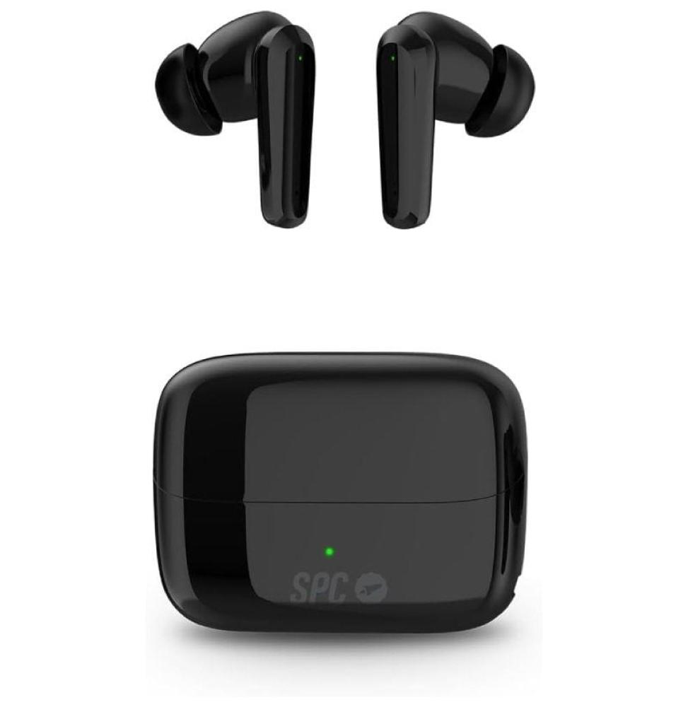 Auriculares Bluetooth SPC Ether 2 Pro con estuche de carga/ Autonomía 6.5h/ Negros