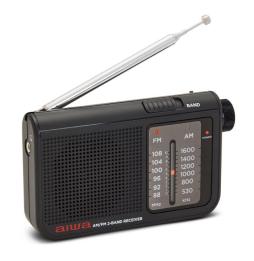 Radio Portátil Aiwa RS-55BK/ Negra