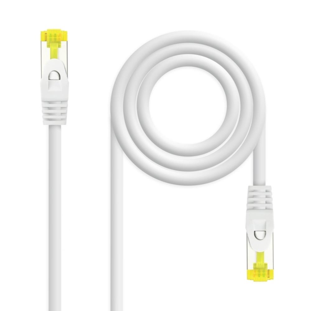 Nanocable - Cable red latiguillo lszh cat.6a sftp awg26 blanc 30cm