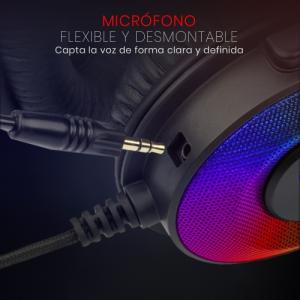 Redragon - PANDORA 2 Auricular Gaming RGB Adaptador XBOX/PS4 Micrófono Negro