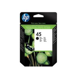 HP CARTUCHO NEGRO Nº45 42ML 833 PAG. DESKJET/710C/720C/810C/815C/820/850/870/880C/99CX/8900/895CXI/930C/1000/CM/950/1180C/1280/1