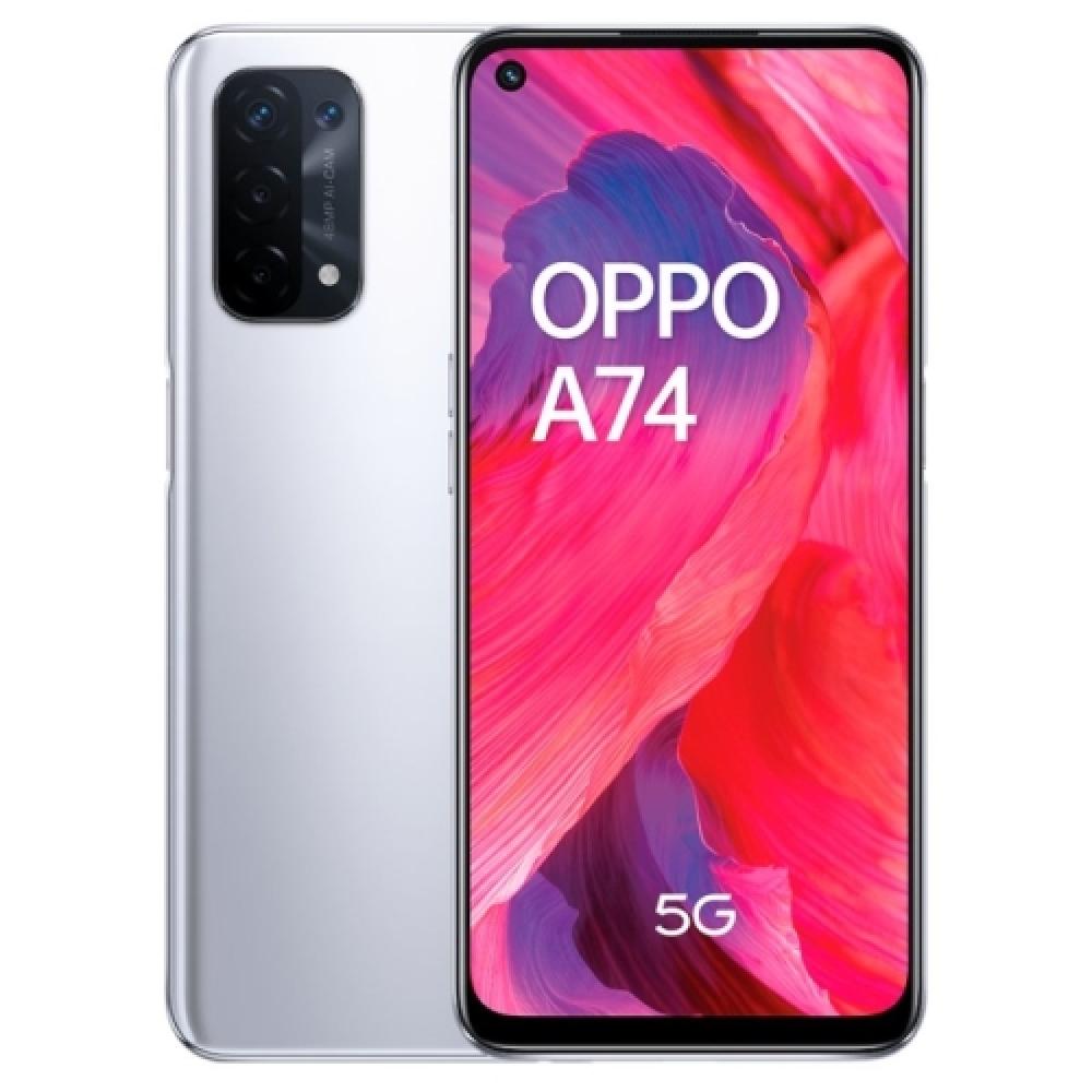 Oppo - Smartphone A74 - 5G - 6.49" FHD+ - 6/128GB - Plata