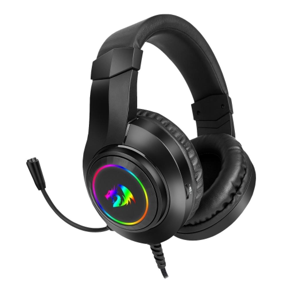 Redragon - HYLAS Auricular Gaming RGB 3.5mm Micrófono Negro