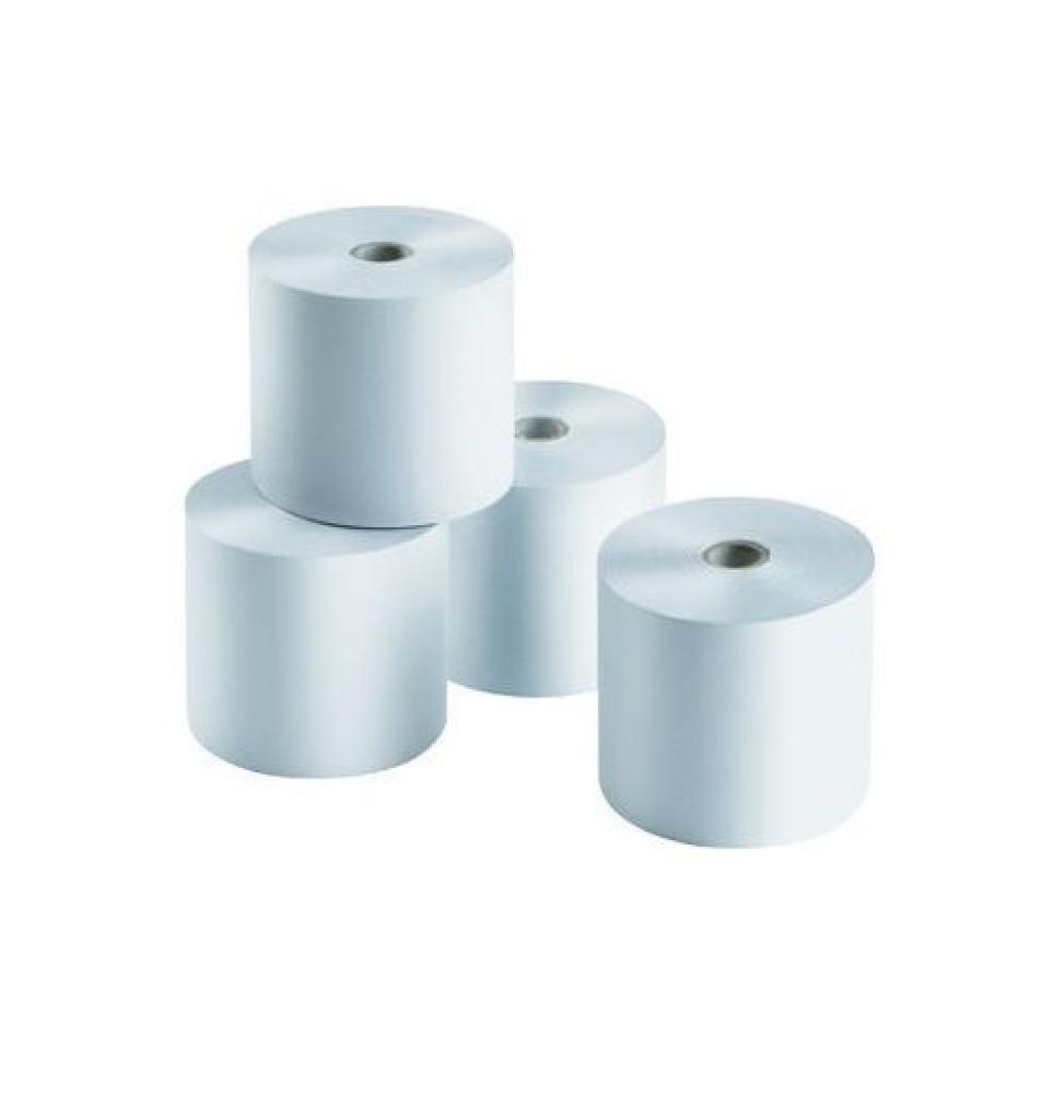 PAPEL ELECTRA BLANCO 75X65 MM- PAQUTE 10 ROLLOS - (Caja completa 8 paquetes)