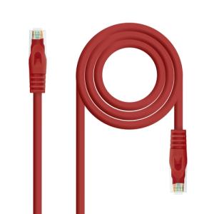 Nanocable - Cable red latiguillo lszh cat.6a utp awg24 rojo 25 cm