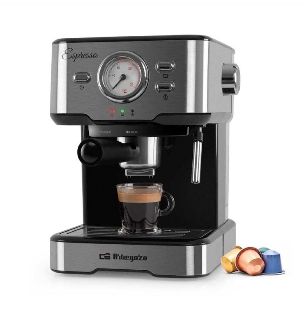 Cafetera Expreso Orbegozo EX 5500/ 1100W/ 20 Bares