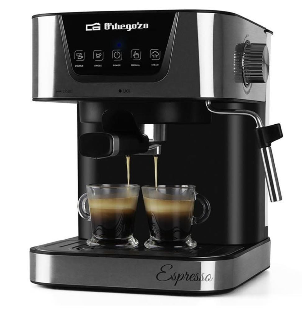 Cafetera Expreso Orbegozo EX 6000/ 1050W/ 20 Bares