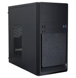 Caja microATX Unykach UK-6023 U3 Negra - FA 500w - 2x USB 2.0 + 2x USB 3.0 frontales - 2 bahías 5 1/4 + 1 bahía 3 1/2