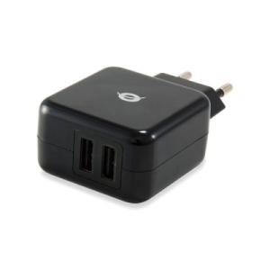 Conceptronic - Cargador USB 2A 5V para Smartphone / Tablet