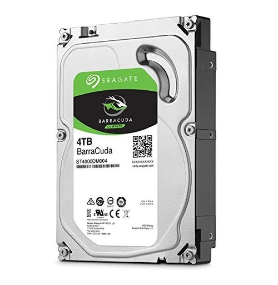 Seagate Barracuda ST4000DM004 - disco duro - 4 TB - SATA 6Gb/s - 3.5" - 5400 rpm - búfer: 256 MB