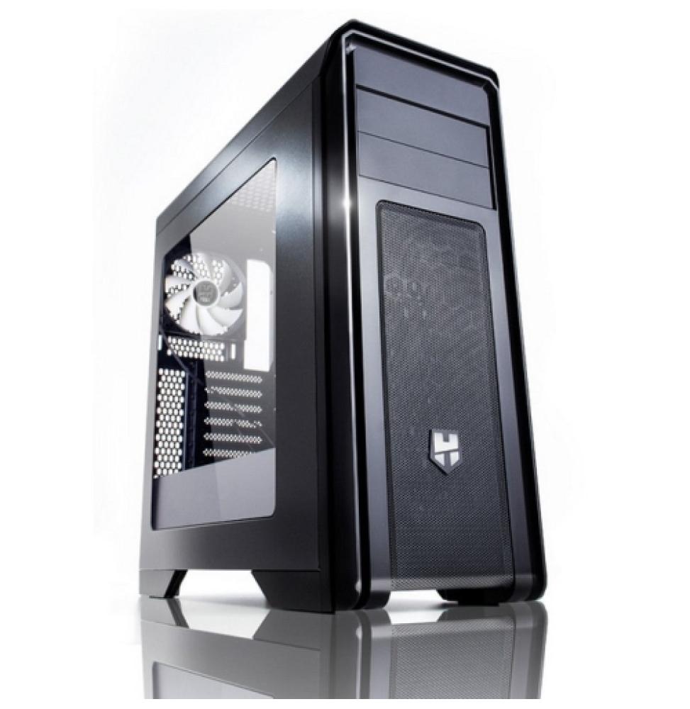 Nox Hummer ZX - Caja semitorre ATX - Negra - USB 3.0 - Sin fuente