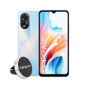 OPPO A18 6.56 HD+ 4GB(+4) 128GB Glowing Blue