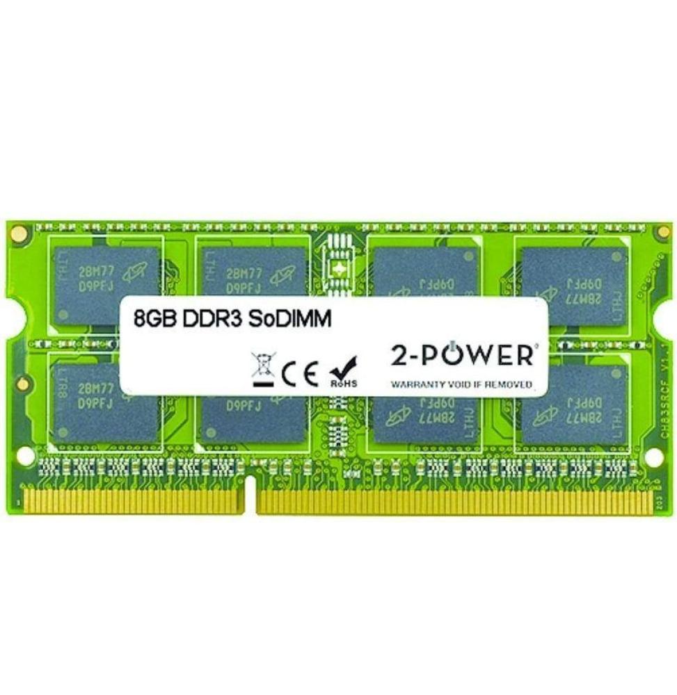 Memoria RAM 2-Power MultiSpeed 8GB/ DDR3L/ 1066/ 1333/ 1600MHz/ 1.35V/ CL7/9/11/ SODIMM