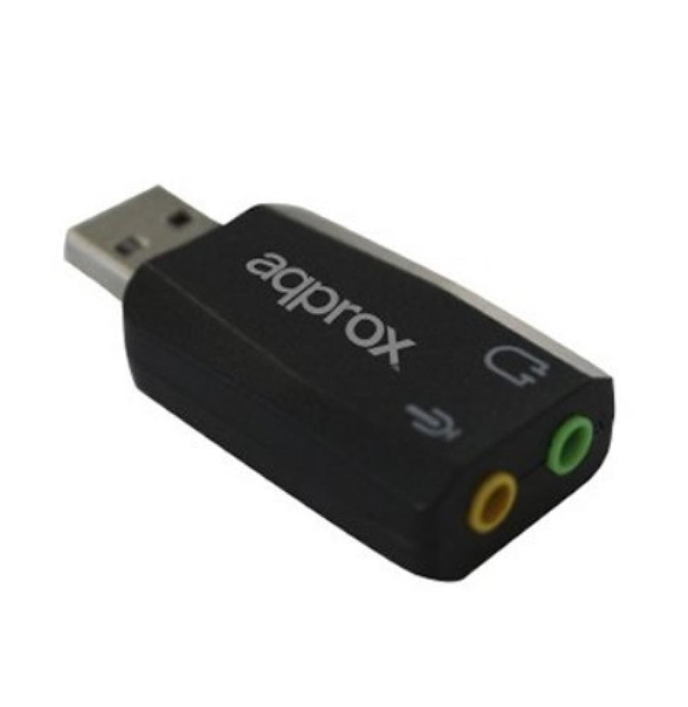 Approx - Tarjeta de sonido APPUSB51 5.1 externa USB 2.0