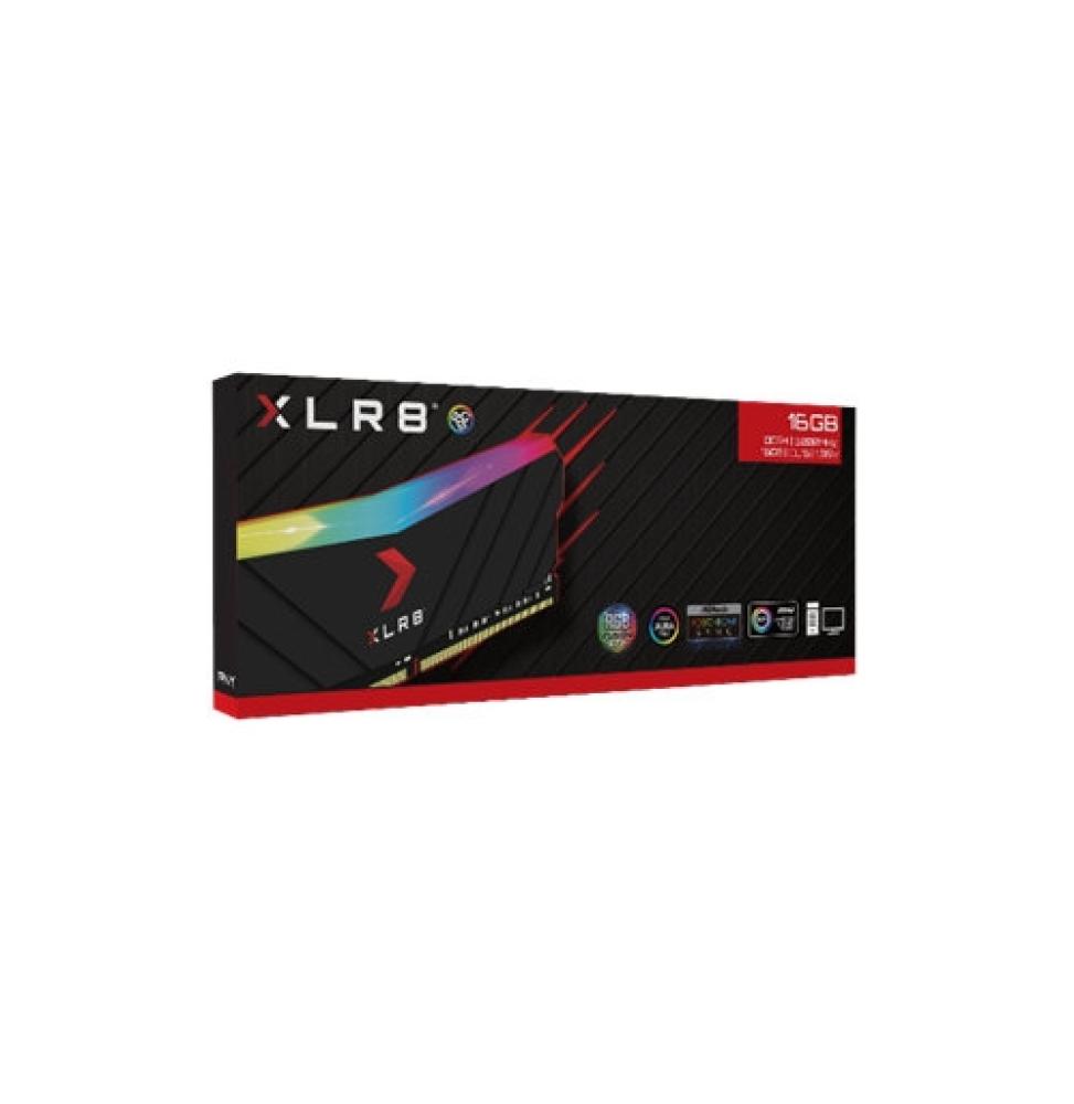 PNY XLR8 Gaming EPIC-X RGB DDR4 - 16GB 3200 MHz - PC4-25600 - CL16 - 1.35V - 10 años garantía