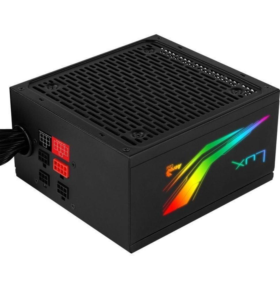 Fuente de Alimentación Aerocool LUX RGB 850M/ 850W/ Ventilador 12cm/ 80 Plus Bronze