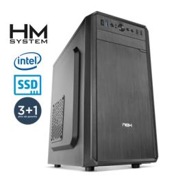 HM System Siroco Gold C5+ - Minitorre MT - 10ª Gen - Intel Pentium Gold G6405 - 8GB - 480GB SSD - USB 3.0 - Grabadora - 4 años g