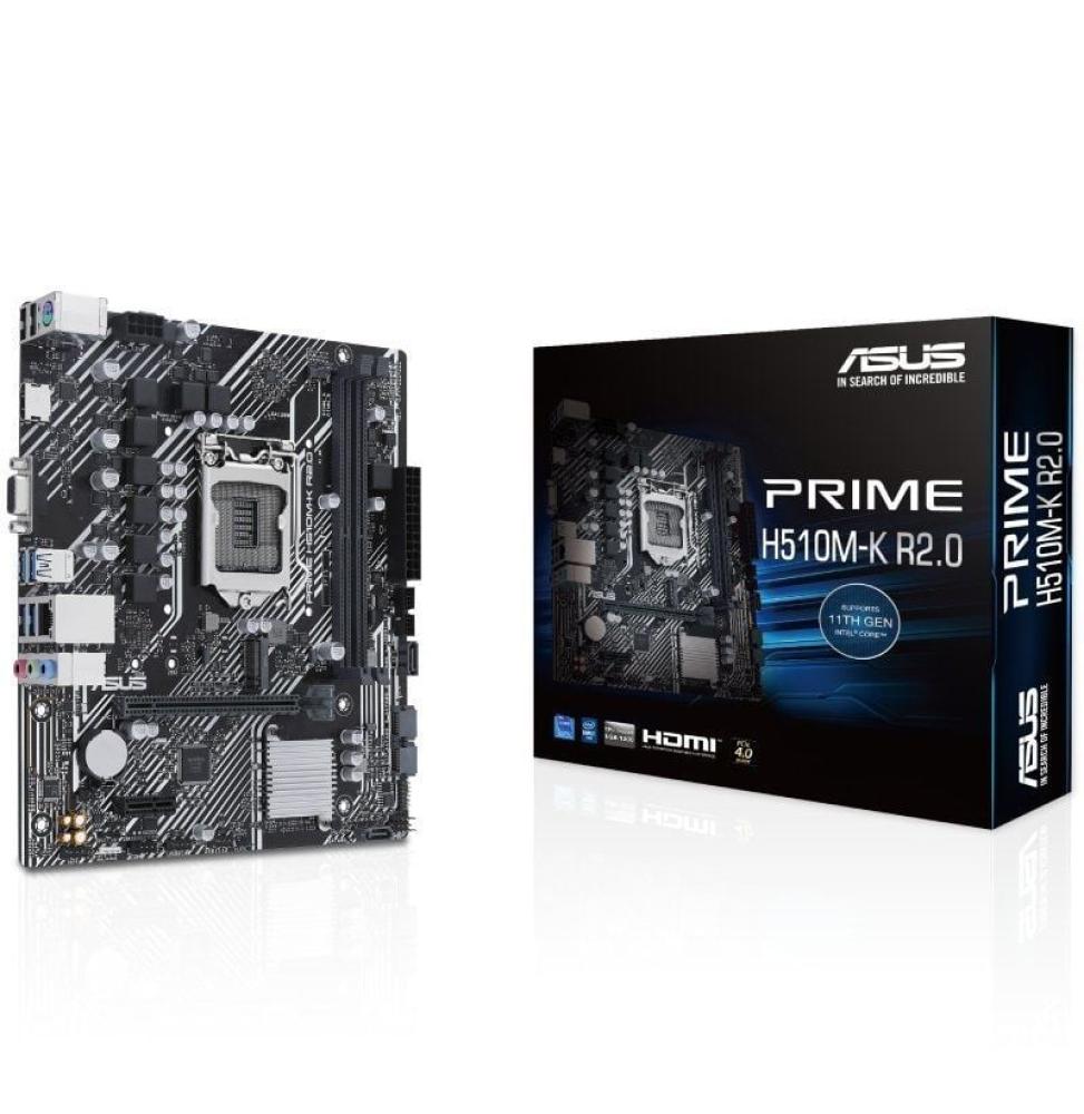 Placa Base Asus Prime H510M-K R2.0 Socket 1200/ Micro ATX