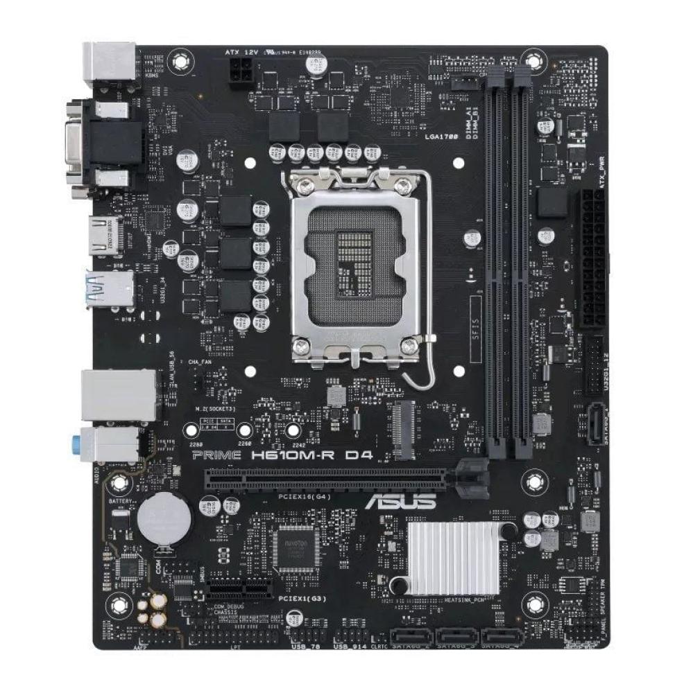 Placa Base Asus Prime H610M-R D4 Socket 1700/ Micro ATX/ Bulk