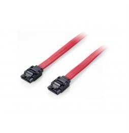 Equip - Cable SATA III - Con clip de seguridad - 0,5m - Rojo