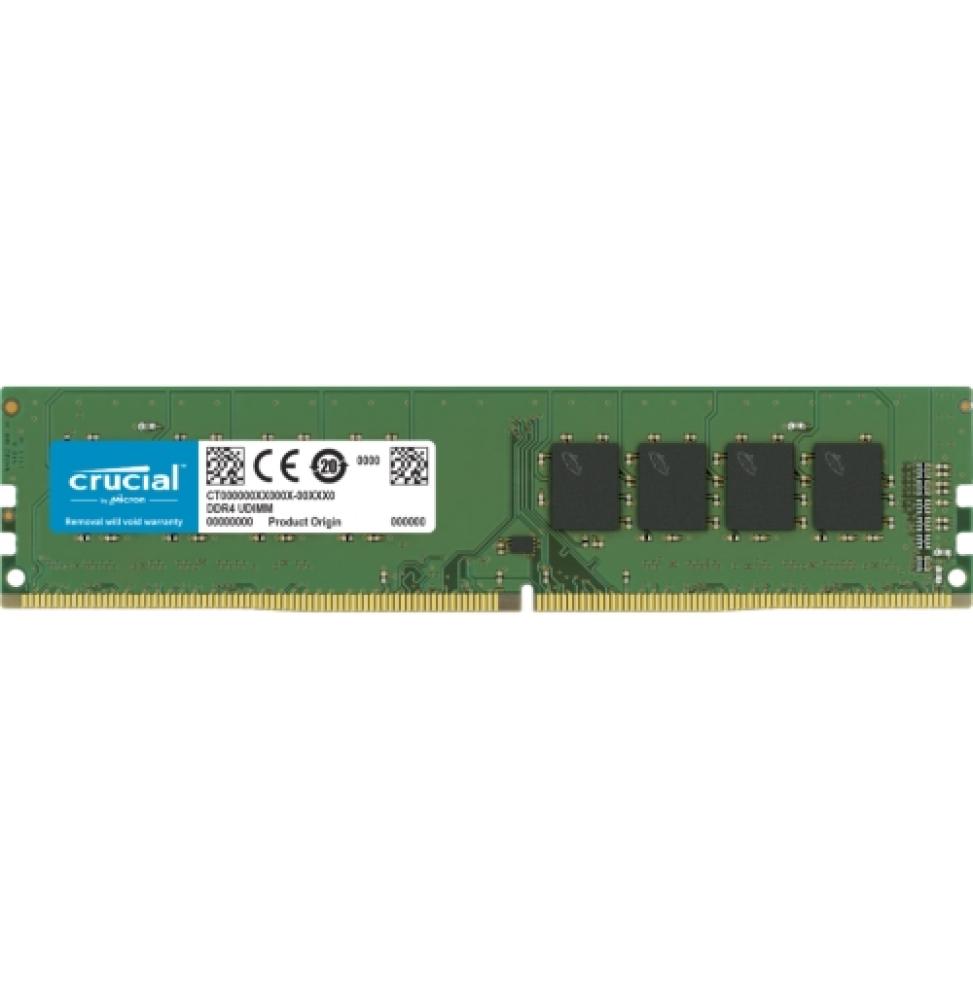 Crucial - DDR4 - 8GB - DIMM de 288 espigas - sin búfer - 3200 MHz / PC4-25600 - CL22 - 1.2 V - no ECC