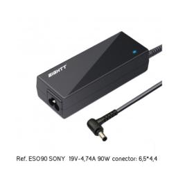 Eightt - Cargador Específico Compatible con SONY 19V-4,74A 90W 6,5*4,4