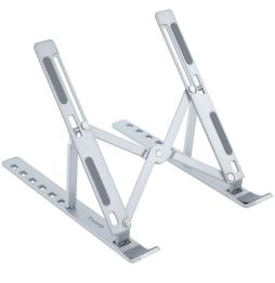 Soporte TooQ TQLRS0035-AL para Portátil/ Tablet hasta 15'/ Plata