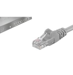 Cable de red latiguillo Cat. 6 - 24AWG - UTP - 0,25 m - Gris