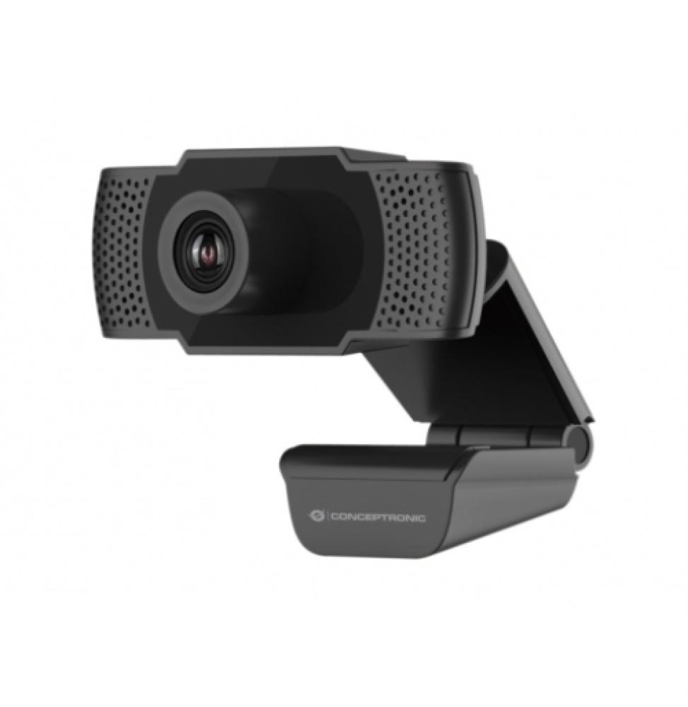 Conceptronic - Webcam FHD AMDIS - 1080P - USB 3.6MM - 30 FPS - Angulo Vision 90º - Microfono integrado