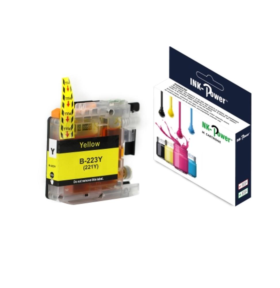 INK-POWER CARTUCHO COMP. BROTHER LC223Y AMARILLO 9 ML