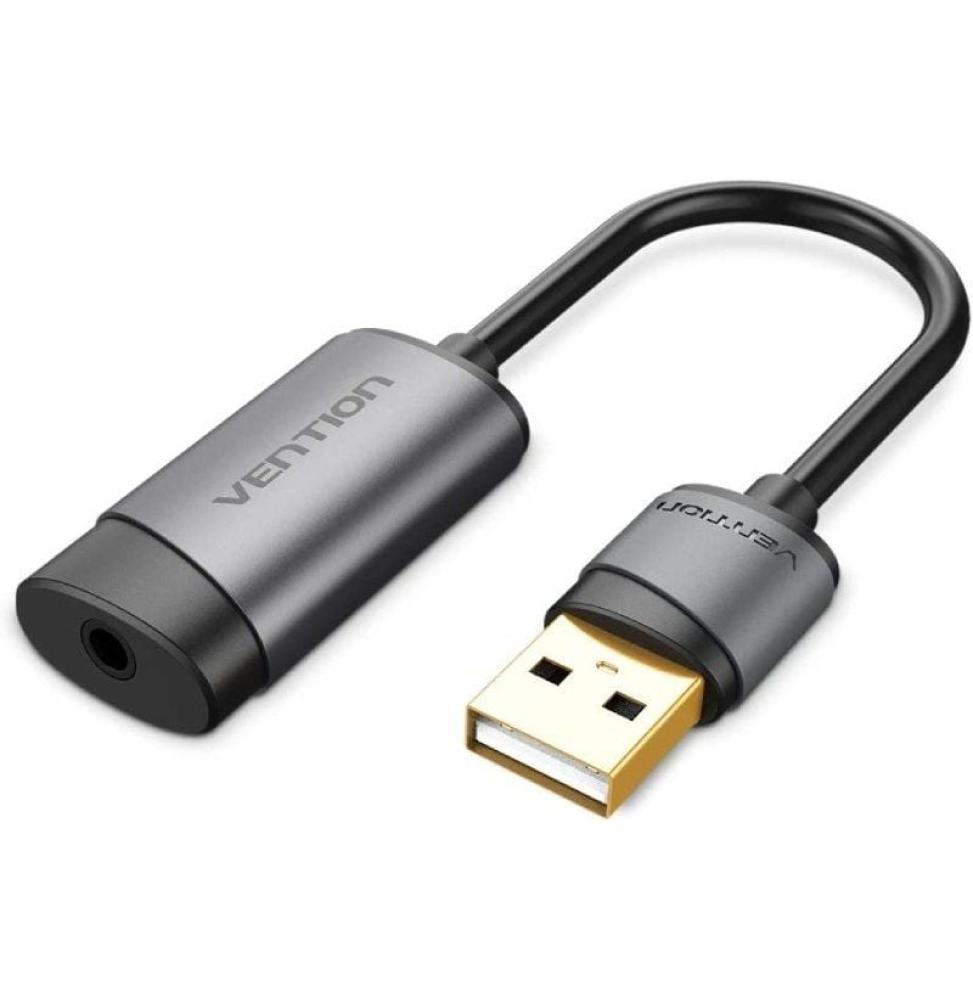 Tarjeta de Sonido Vention CDJHB/ USB Macho - Jack 3.5 Hembra