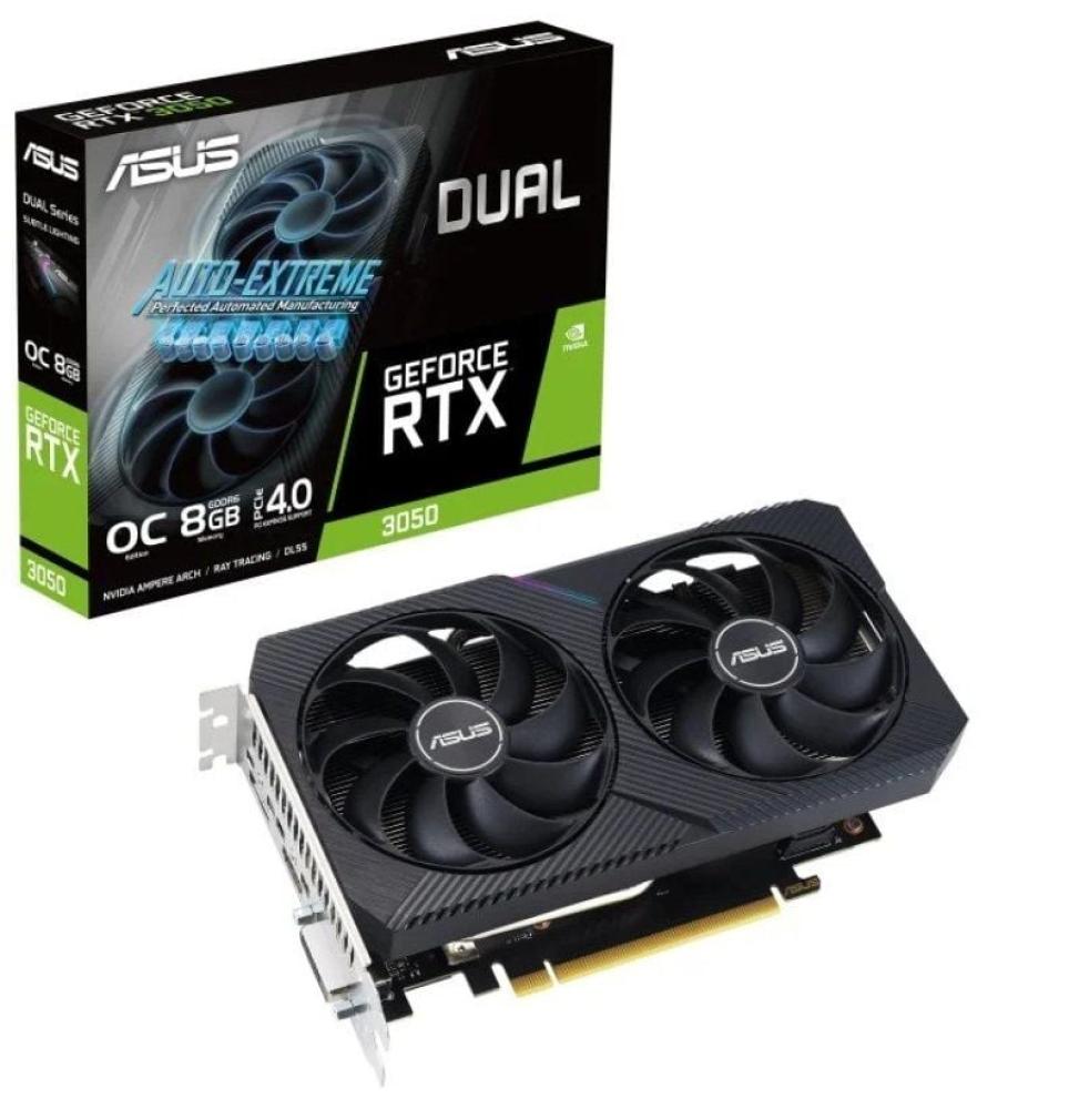 Tarjeta Gráfica Asus Dual GeForce RTX 3050 V2 OC/ 8GB GDDR6