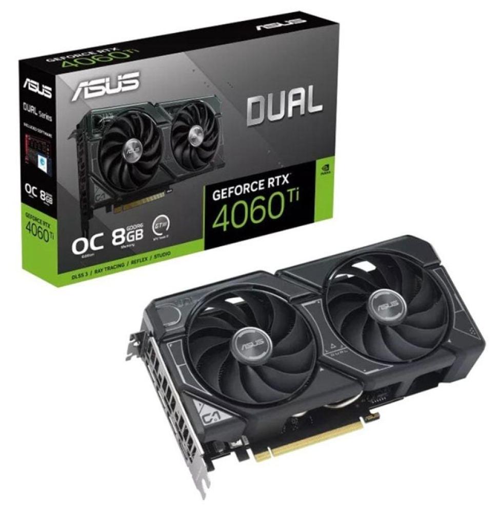 Tarjeta Gráfica Asus Dual GeForce RTX 4060 Ti OC/ 8GB GDDR6