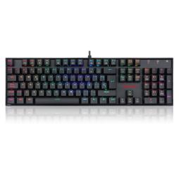 Redragon - MITRA Teclado Mecánico Gaming Switch azul RGB Español España Negro