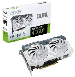 Tarjeta Gráfica Asus Dual GeForce RTX 4060 Ti OC White Edition/ 8GB GDDR6